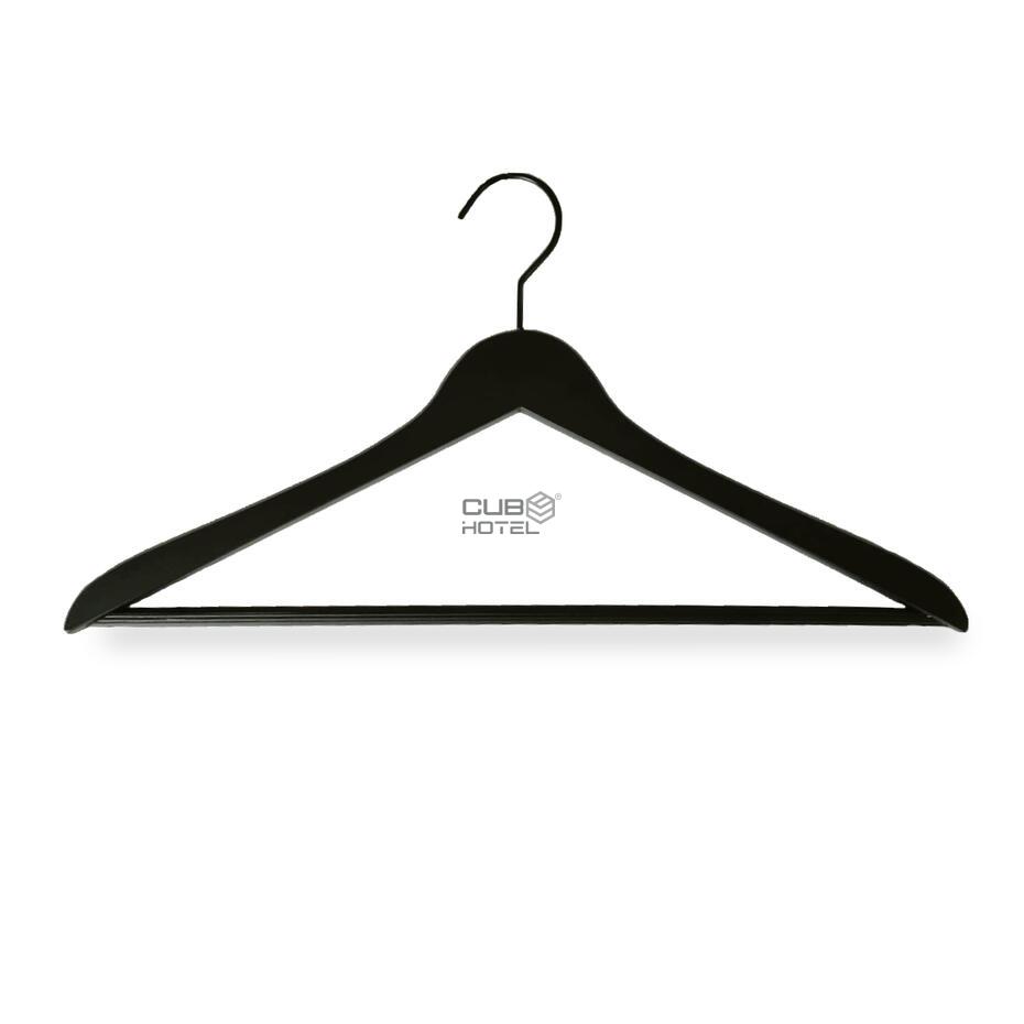 100 Cabides Preto 450mmx14mm, com Gancho Preto